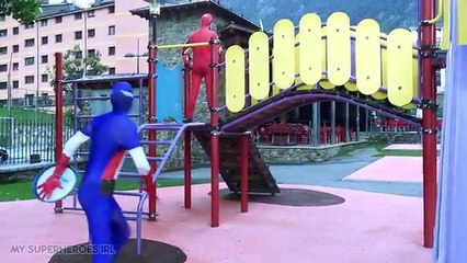Iron Man VS Spiderman - Battle Rematch - My Superheroes IRL