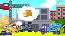 Truck and Crane - A House Building - Trucks and Cars for children - Video for kids. Episode 59