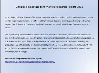 Cellulose diacetate film Market Research Report 2016