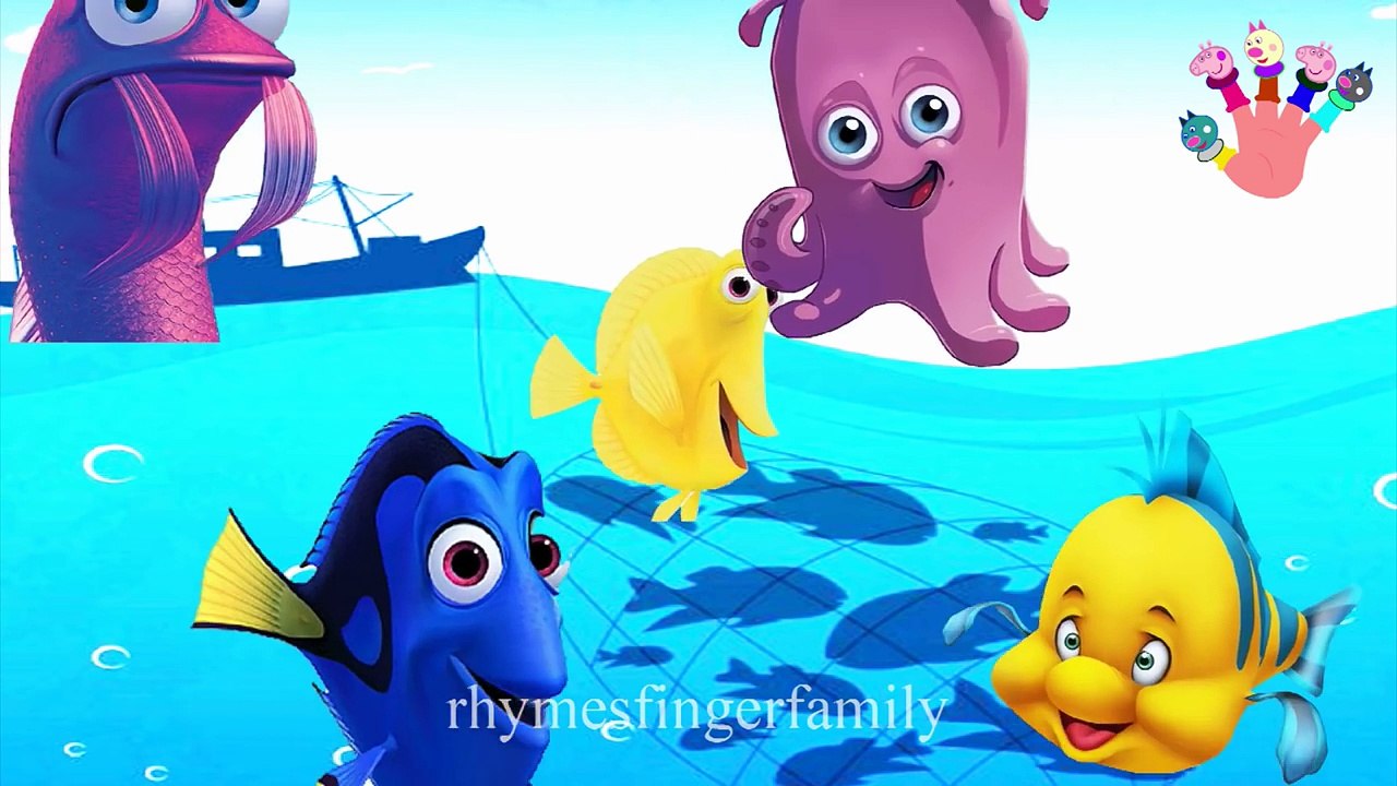FINDING NEMO TOYS Finger Family Cartoon Animation Nursery Rhymes For Children