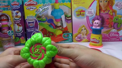 DIY Roses - How To Make Play Doh Rainbow Rose Flowers - Playdough videos DCTC