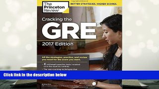 Popular Book  Cracking the GRE with 4 Practice Tests, 2017 Edition (Graduate School Test
