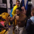 Theo Walcott Gives Autographs To Sutton's Players, After The Match Ended!