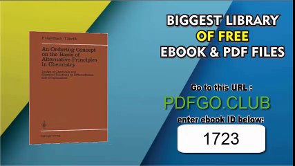 An Ordering Concept on the Basis of Alternative Principles in Chemistry