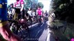 Dog crossing road causes massive cycling crash