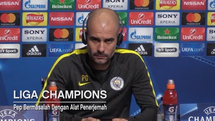VIRAL: Sepakbola: Pep Bermasalah Dengan Alat Penerjemah