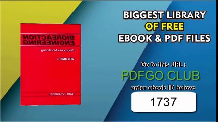 Bioreaction Engineering, Bioprocess Monitoring (Volume 3) Volume 3 Edition