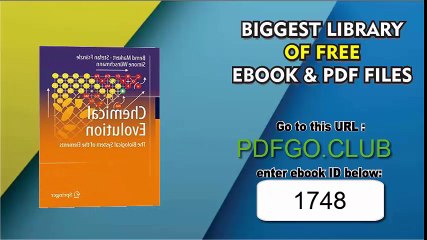 Chemical Evolution_ The Biological System of the Elements 2015th Edition