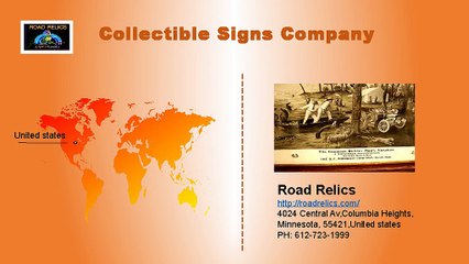 Vintage Antique Signs Sales Company in USA