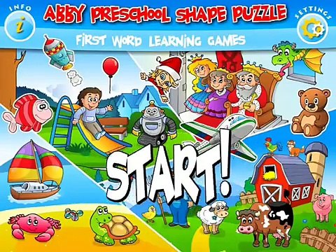 Abby Monkey Preschool Shape Puzzles Lunchbox | Puzzle App For Preschoolers