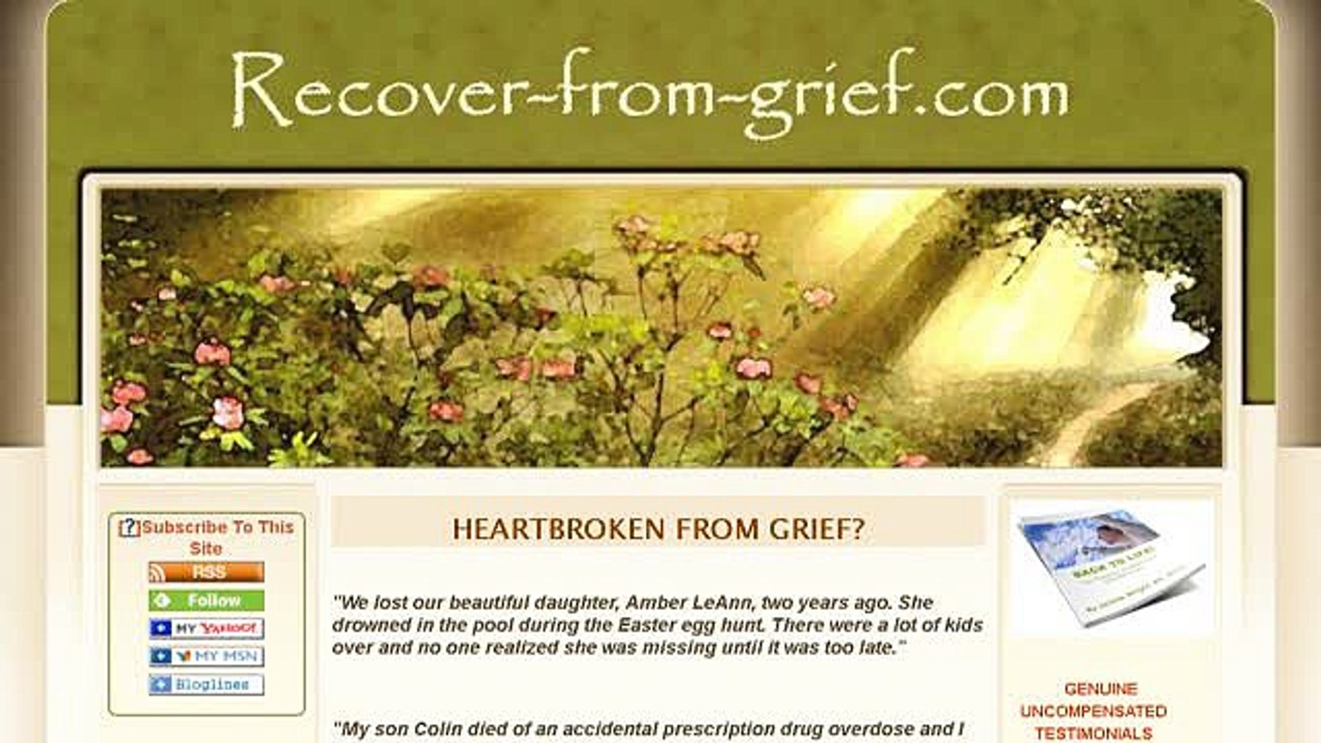 ⁣Back To Life! A Personal Grief Guidebook