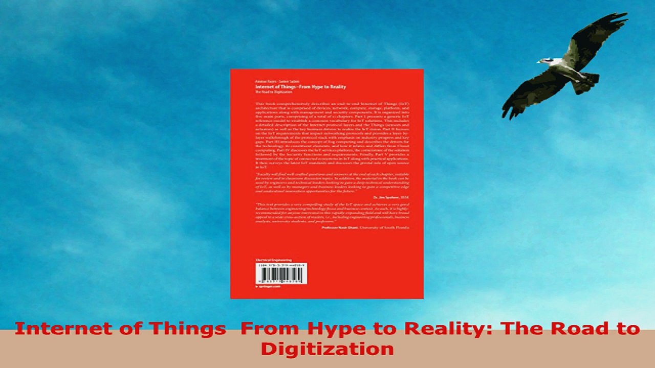 READ ONLINE  Internet of Things  From Hype to Reality The Road to Digitization