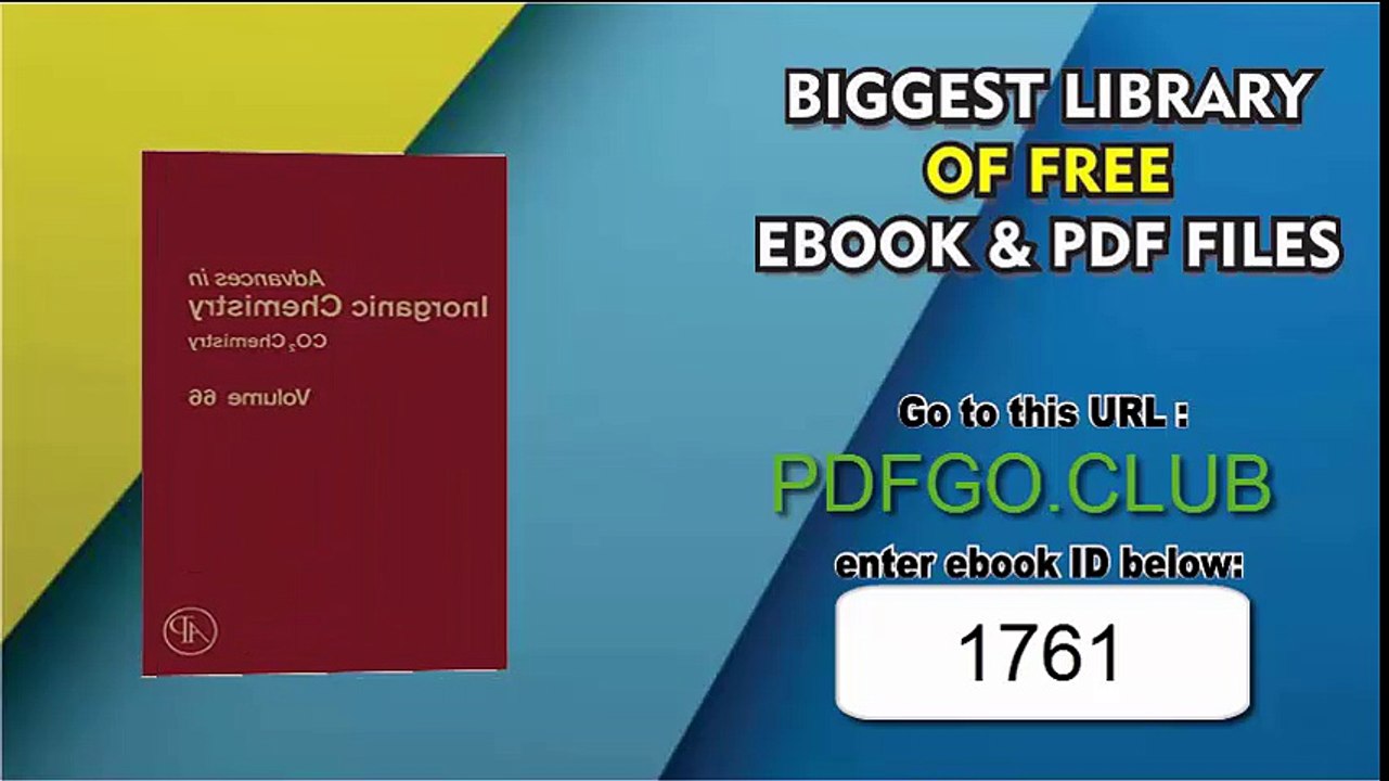 CO2 Chemistry, Volume 66 (Advances in Inorganic Chemistry) 1st Edition