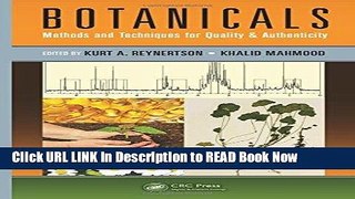 PDF [FREE] Download Botanicals: Methods and Techniques for Quality   Authenticity Free PDF