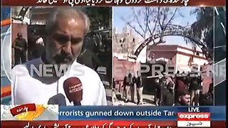 Watch how eye witnessness of Charsadda attack praises KPK police