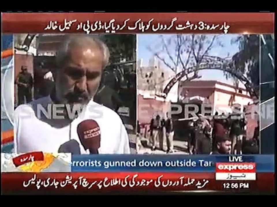 Watch how eye witnessness of Charsadda attack praises KPK police