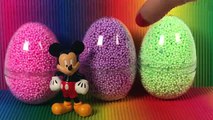 Surprise Foam clay Eggs Masha i Medved Spongebob Disney Princess Toys Huevos sorpresa jugu