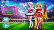 Eliza and Chloe (Elsa and Rapunzel) Football Rivals - Disney Princess Game