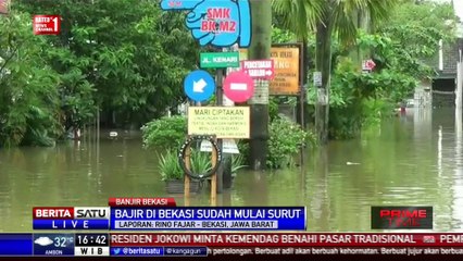 Banjir di Kalimalang Surut 30 Centimeter