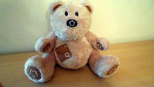 old talking teddy bear