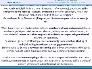 Zelf kleding bedrukken Marche-en-Famenne