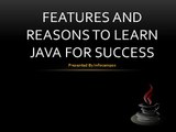 Features and reasons to learn Java to get success