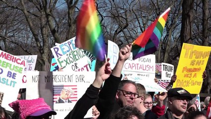 Anti-Trump-Proteste am "Not My Presidents' Day"