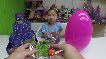 BIGGEST Disney Princess Egg Surprise Toys Box Ever Anna Frozen Princess Carriage Ride-On T