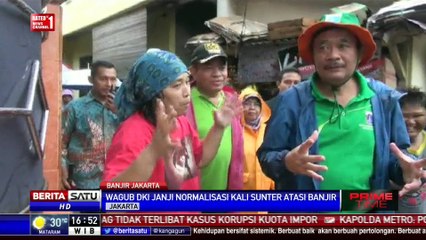 Djarot Janji Normalisasi Kali Sunter
