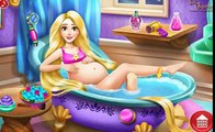 Embarazada Rapunzel Spa Vestido De Princesa De Disney Juegos Para Niños