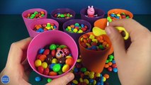 M&Ms Hide and Seek Bowl with Surprise Eggs & Toys - Peppa Pig, Masha and the Bear, Planes