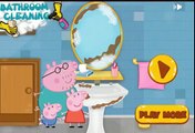 Peppa Pig Peppa esta lavando o banheiro