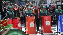 Eskişehir Tepebaşı Belediyesi çalışanlarından İzmir Marşı resitali