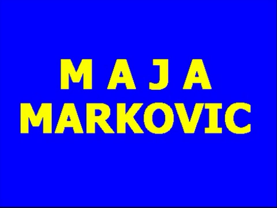 Maja Markovic - Nije nam se dalo