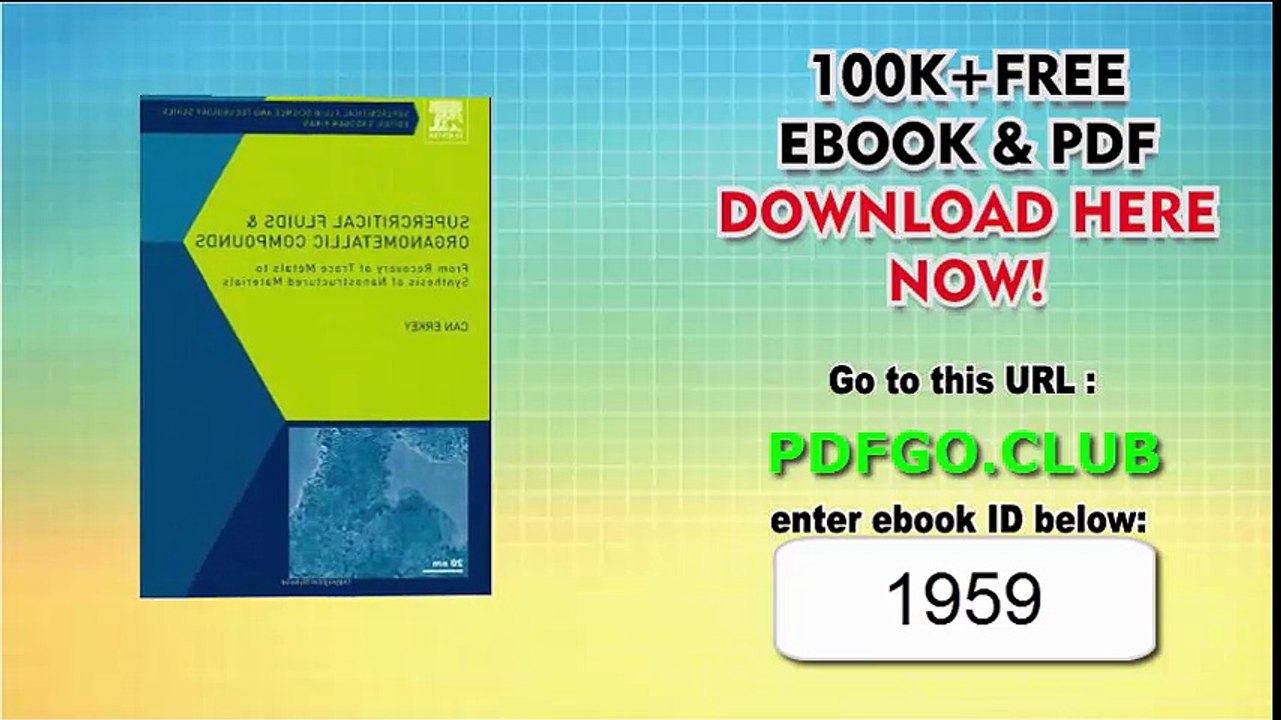 Supercritical Fluids and Organometallic Compounds