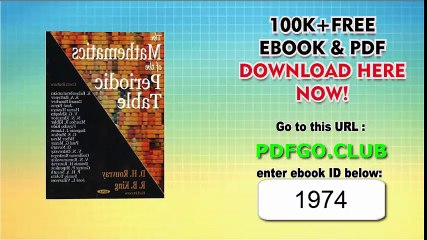 The Mathematics Of The Periodic Table