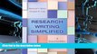 Popular Book  Research Writing Simplified: A Documentation Guide (8th Edition)  For Trial