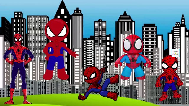 Superhero Hulk Spiderman Ironman Batman Little Babies Finger Family Songs Nursery Rhymes L