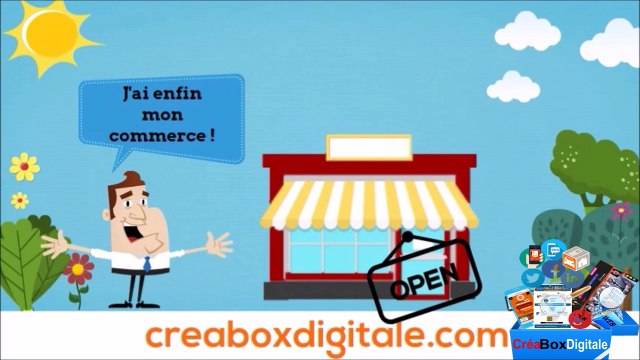 creaboxdigitale, boite à outils et solution marketing pour commerçants, restaurants, coiffeurs.
