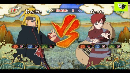 Deidara vs Gaara