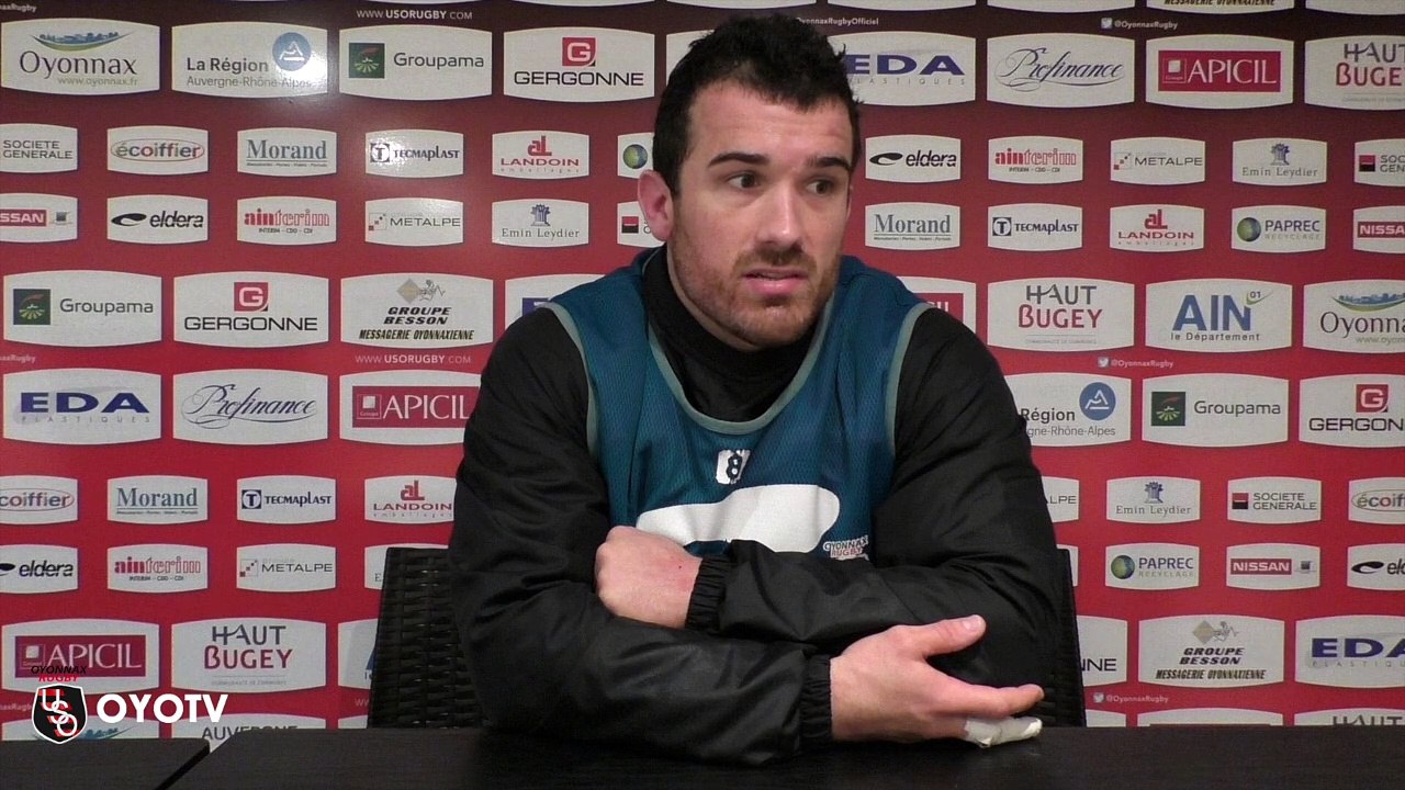 Point presse avant Oyonnax / Mont-de-Marsan - 22ème journée ProD2