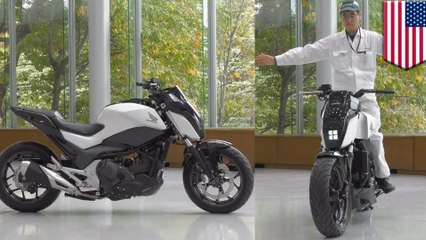 혼다, 라스베가스에서 손을 놓아도 넘어지지 않는 모터사이클 선보여