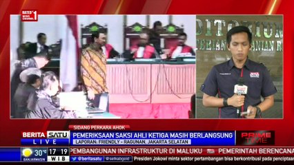 Saksi: Ahok Menistakan Agama dengan Kata Dibodohi dan Dibohongi