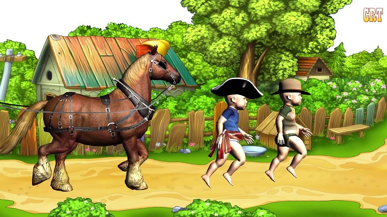 Horse Finger Family Nursery Rhymes For Kids Rhymes | Top Animals Cartoons Finger Family Co