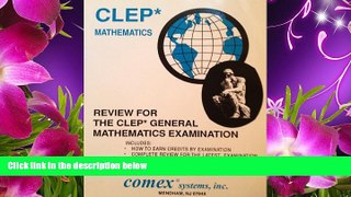 READ book Review for the Clep General Mathematics Examination Michael O Donnell Pre Order