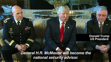 Trump names national security advisor amid protests