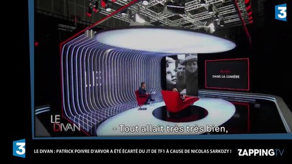 Patrick Poivre d’Arvor évincé de TF1 par Nicolas Sarkozy ? Il balance dans Le Divan