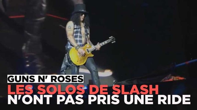 Ces 3 solos de Slash prouvent qu'il n'a pas perdu la main
