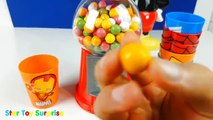 Disney Mickey Minnie Mouse Gum Ball Candy Dispensers, Learn Colors Secret Life of Pets TUY