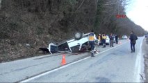 Bartın'da Otomobil Takla Attı: 1 Ölü, 2 Yaralı